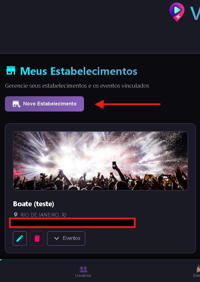 novo estabelecimento